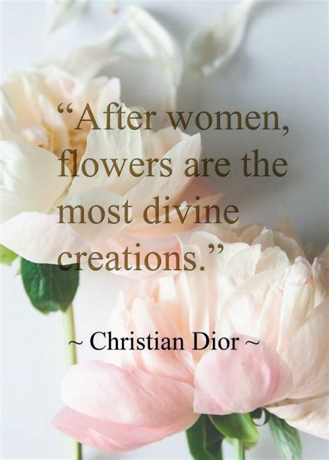 christian dior flowers quote|christian dior quotes and images.